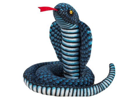 Maskotka Pluszowa Wąż Kobra Królewska Niebieska 100 cm Maskotka Pluszowa Wąż Kobra Królewska Niebieska 100 cm