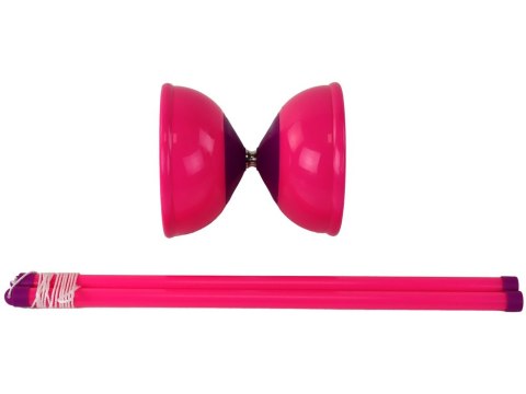 Gra Zręcznościowa Jojo Żonglowanie Diabolo Różowe 13.5x11.5 cm Gra Zręcznościowa Jojo Żonglowanie Diabolo Różowe 13.5x11.5 cm