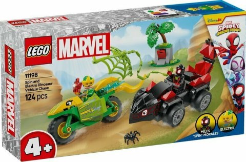 LEGO 11198 SPIDAY Pościg Spina za Electro w dinopojeździe LEGO 11198 SPIDAY Pościg Spina za Electro w dinopojeździe