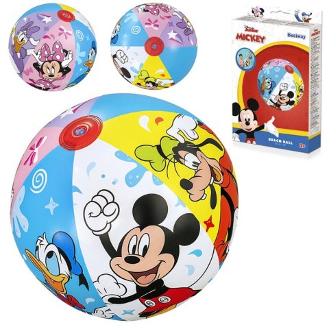 Bestway Dmuchana piłka plażowa Disney Junior MYSZKA MICKEY 51cm 91098 Bestway Dmuchana piłka plażowa Disney Junior MYSZKA MICKEY 51cm 91098