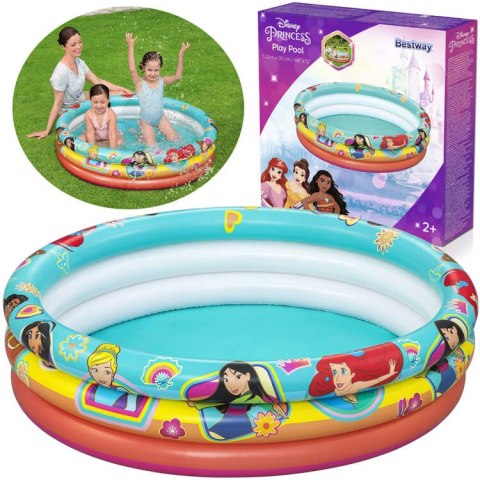 Bestway Dmuchany basen Disney Princess Brodzik dla dzieci 122x30cm 91099 Bestway Dmuchany basen Disney Princess Brodzik dla dzieci 122x30cm 91099