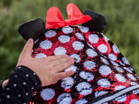 Disney Myszka Minnie PLECAK Uroczy Stylowy Cekinowy 40 cm AP0007 Disney Myszka Minnie PLECAK Uroczy Stylowy Cekinowy 40 cm AP0007