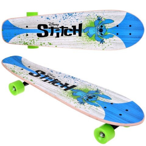 Drewniana deskorolka dla dzieci Disney STITCH do 50 kg SP0843 Drewniana deskorolka dla dzieci Disney STITCH do 50 kg SP0843