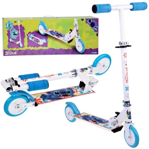 Hulajnoga składana dwukołowa Disney STITCH 50 kg BIAŁA SP0842 Hulajnoga składana dwukołowa Disney STITCH 50 kg BIAŁA SP0842