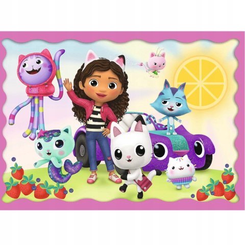 Koci domek Gabi puzzle Gabi Kotki 4w1 4+ Trefl 34620 Koci domek Gabi puzzle Gabi Kotki 4w1 4+ Trefl 34620