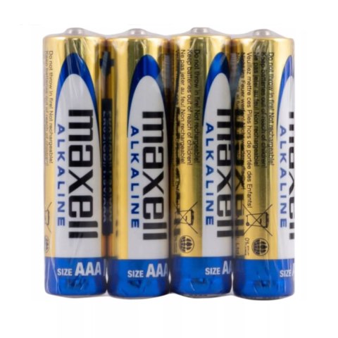 4x Baterie AAA 1,5V Alkaline MAXELL LR03 4x Baterie AAA 1,5V Alkaline MAXELL LR03