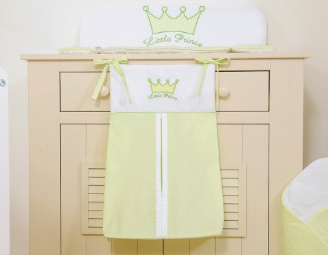 Przybornik- Torba na pampersy- Little Prince/Princess zielone Przybornik- Torba na pampersy- Little Prince/Princess zielone
