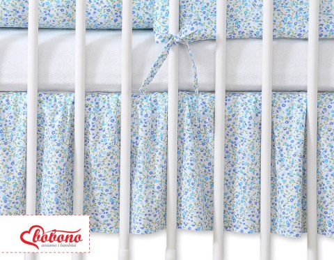 Falbanka maskująca 140x70cm- Wiszące serduszka łączka niebieska Falbanka maskująca 140x70cm- Wiszące serduszka łączka niebieska