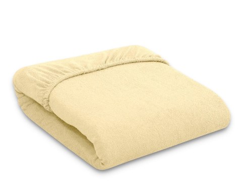 Prześcieradło frotte do łóżeczka 140x70cm- żółte Prześcieradło frotte do łóżeczka 140x70cm- żółte