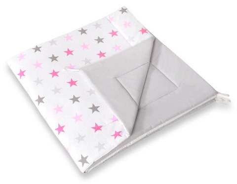 Namiot TIPI dla dzieci +mata + zawieszki pióra - Gwiazdy szaro-różowe/szary Namiot TIPI dla dzieci +mata + zawieszki pióra - Gwiazdy szaro-różowe/szary