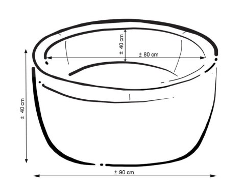Suchy basen minky H-40 cm z piłkami 200szt.- jasnoszary Suchy basen minky H-40 cm z piłkami 200szt.- jasnoszary