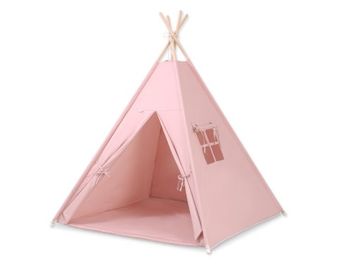 Namiot TIPI dla dzieci +mata + zawieszki pióra - brudny róż Namiot TIPI dla dzieci +mata + zawieszki pióra - brudny róż