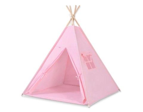 Namiot TIPI dla dzieci +mata + zawieszki pióra - różowy Namiot TIPI dla dzieci +mata + zawieszki pióra - różowy