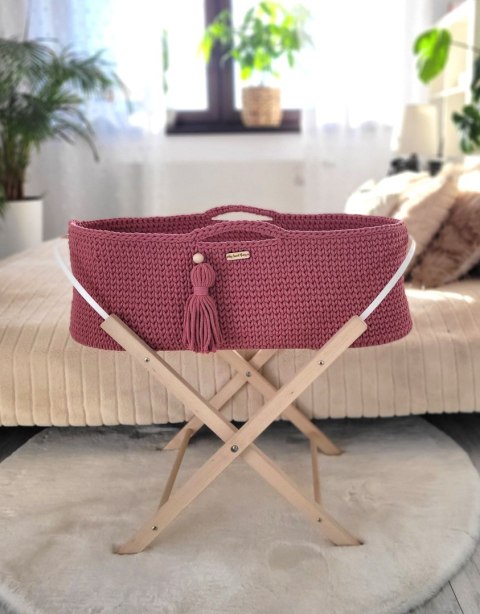 Kosz Mojżesza BOHO bawełniany Handmade z materacykiem - blossom Kosz Mojżesza BOHO bawełniany Handmade z materacykiem - blossom