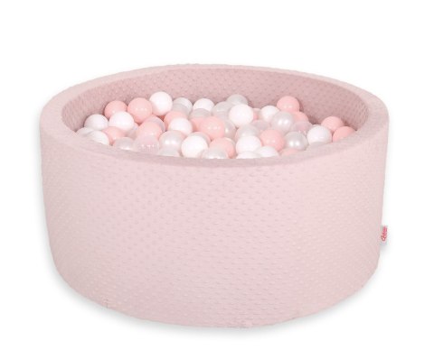 Suchy basen minky H-40 cm z piłkami 200szt.- brudny różowy Suchy basen minky H-40 cm z piłkami 200szt.- brudny różowy