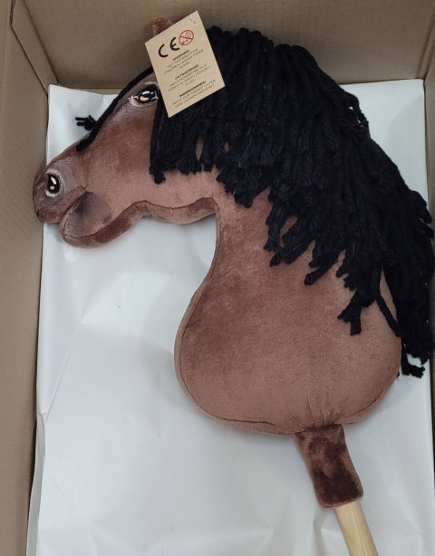Hobby Horse Duży koń na kiju Premium - gniady A3 Hobby Horse Duży koń na kiju Premium - gniady A3