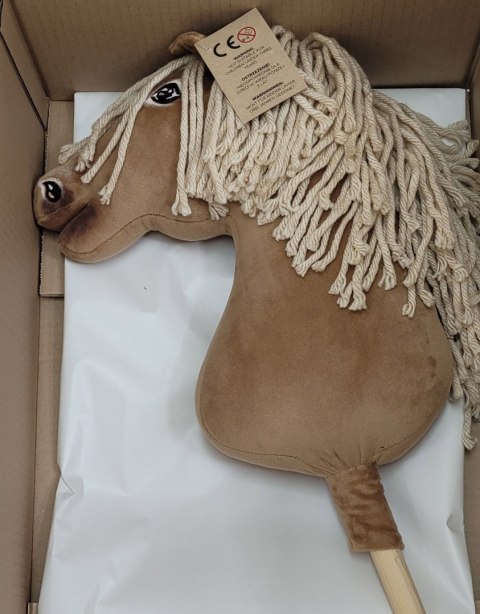Hobby Horse Duży koń na kiju Premium - izabelowaty A3 Hobby Horse Duży koń na kiju Premium - izabelowaty A3