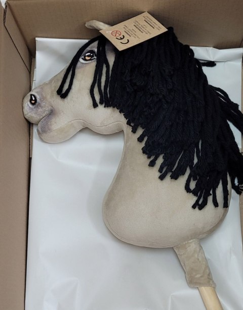 Hobby Horse Duży koń na kiju Premium - jasnobułany A3 Hobby Horse Duży koń na kiju Premium - jasnobułany A3