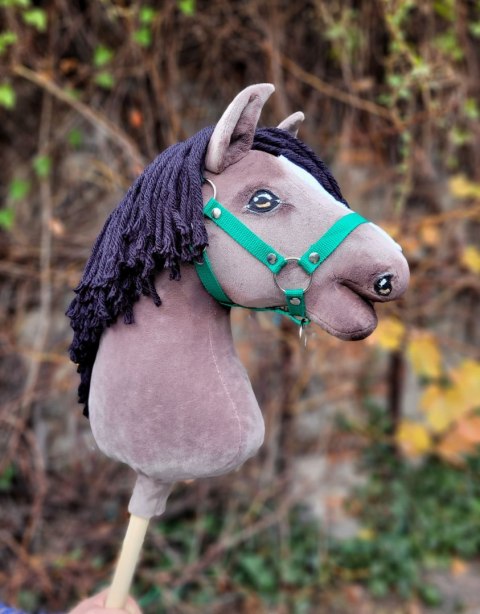Hobby Horse Duży koń na kiju Premium - myszaty A3 Hobby Horse Duży koń na kiju Premium - myszaty A3