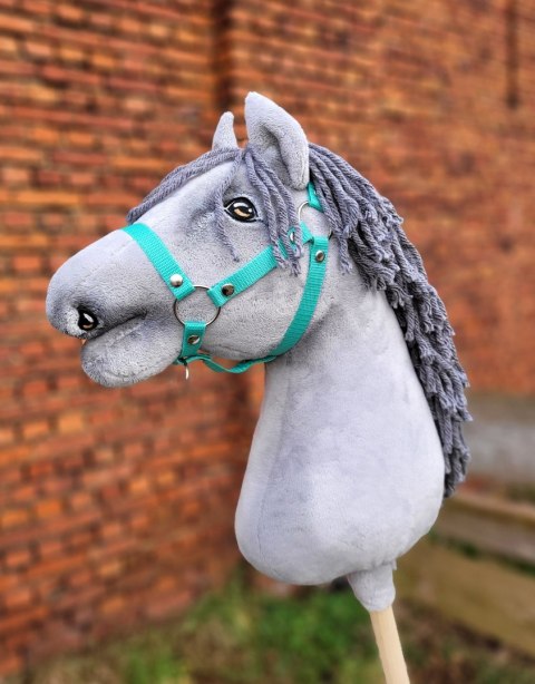 Hobby Horse Duży koń na kiju Premium - siwy z siwą grzywą A3 Hobby Horse Duży koń na kiju Premium - siwy z siwą grzywą A3