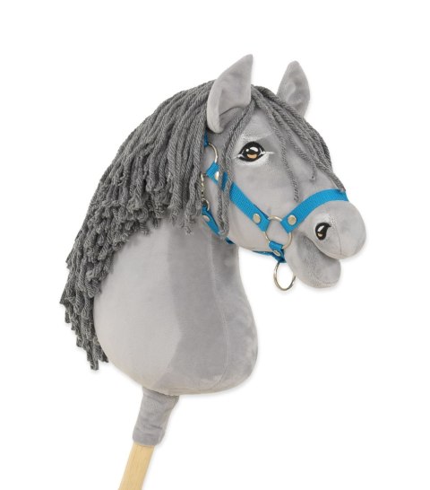 Hobby Horse Duży koń na kiju Premium - siwy z siwą grzywą A3 Hobby Horse Duży koń na kiju Premium - siwy z siwą grzywą A3