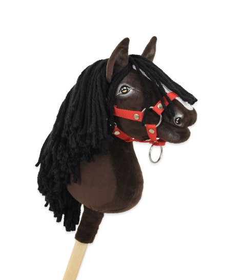 Hobby Horse Mały koń na kiju Premium - ciemogniady A4 Hobby Horse Mały koń na kiju Premium - ciemogniady A4