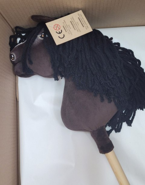 Hobby Horse Mały koń na kiju Premium - ciemogniady A4 Hobby Horse Mały koń na kiju Premium - ciemogniady A4