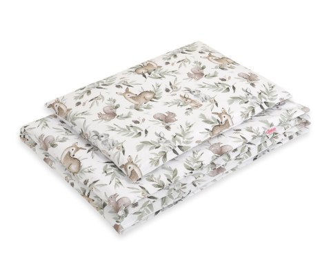 Pościel dla dzieci 2-częściowa bawełniana 135x100 cm - woodland olive Pościel dla dzieci 2-częściowa bawełniana 135x100 cm - woodland olive