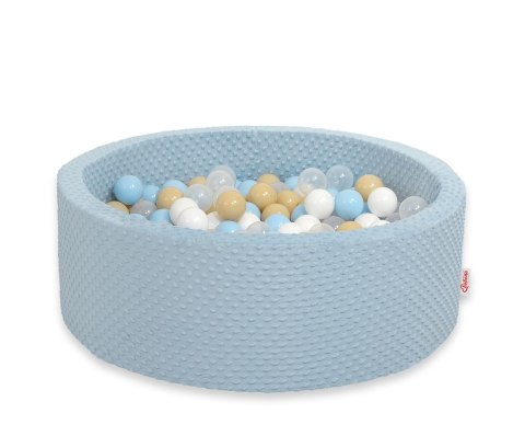 Suchy basen minky H-30 cm z piłkami 200szt.- misty blue Suchy basen minky H-30 cm z piłkami 200szt.- misty blue