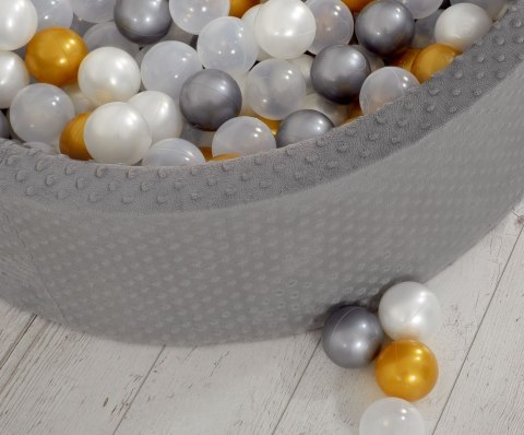 Suchy basen minky H-30 cm z piłkami 300szt. - ciemnoszary Suchy basen minky H-30 cm z piłkami 300szt. - ciemnoszary