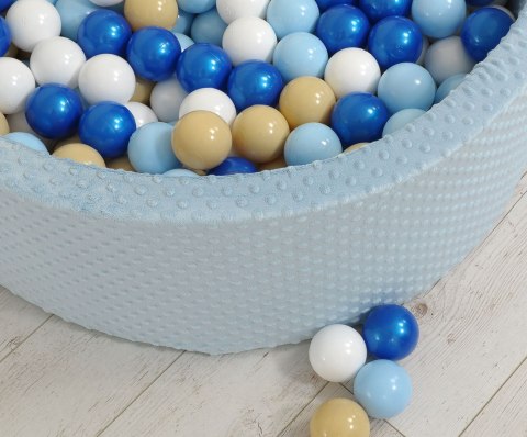 Suchy basen minky H-30 cm z piłkami 300szt. - misty blue Suchy basen minky H-30 cm z piłkami 300szt. - misty blue