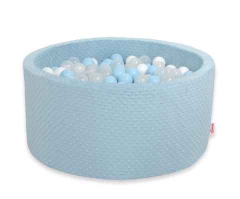 Suchy basen minky H-40 cm z piłkami 200szt.- misty blue Suchy basen minky H-40 cm z piłkami 200szt.- misty blue