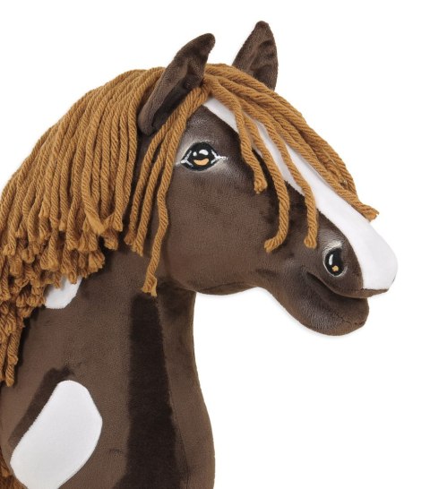 Hobby Horse Duży koń na kiju Premium - western ciemnogniady z brązową grzywą A3 Hobby Horse Duży koń na kiju Premium - western ciemnogniady z brązową grzywą A3