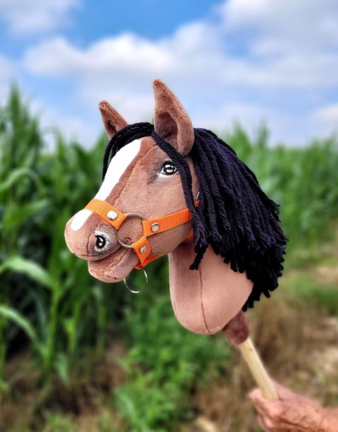 Hobby Horse Mały koń na kiju Premium - gniady A4 Hobby Horse Mały koń na kiju Premium - gniady A4