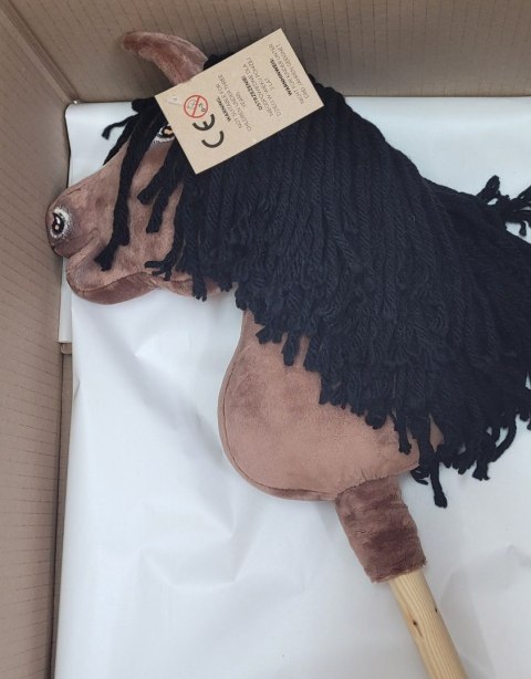 Hobby Horse Mały koń na kiju Premium - gniady A4 Hobby Horse Mały koń na kiju Premium - gniady A4
