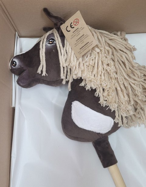 Hobby Horse Mały koń na kiju Premium - western IV ciemnogniady z jasną grzywą A4 Hobby Horse Mały koń na kiju Premium - western IV ciemnogniady z jasną grzywą A4