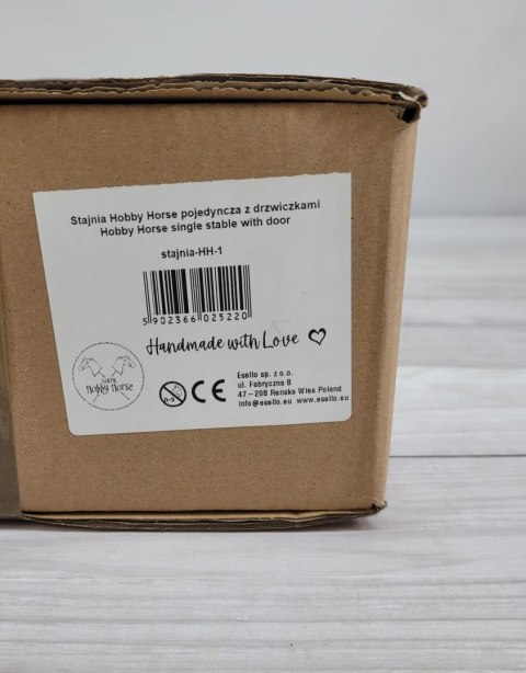 Duża pojedyncza stajnia Hobby Horse z drzwiczkami Duża pojedyncza stajnia Hobby Horse z drzwiczkami