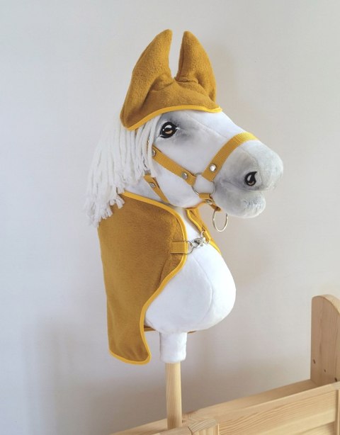 Zestaw dla Hobby Horse A4: derka + nauszniki -musztardowy Zestaw dla Hobby Horse A4: derka + nauszniki -musztardowy