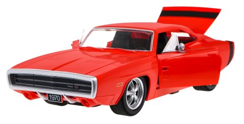 1970 Dodge Charger RT czerwony RASTAR model 1:16 Zdalnie sterowane auto + Pilot 1970 Dodge Charger RT czerwony RASTAR model 1:16 Zdalnie sterowane auto + Pilot