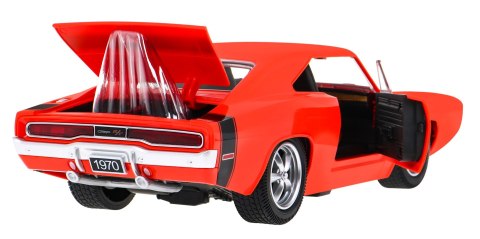 1970 Dodge Charger RT czerwony RASTAR model 1:16 Zdalnie sterowane auto + Pilot 1970 Dodge Charger RT czerwony RASTAR model 1:16 Zdalnie sterowane auto + Pilot