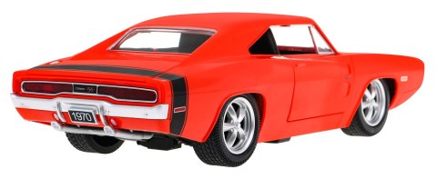 1970 Dodge Charger RT czerwony RASTAR model 1:16 Zdalnie sterowane auto + Pilot 1970 Dodge Charger RT czerwony RASTAR model 1:16 Zdalnie sterowane auto + Pilot