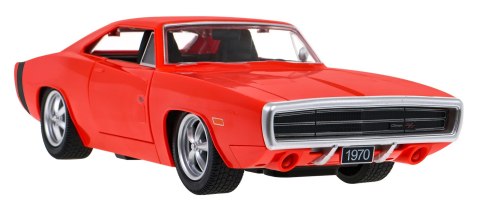 1970 Dodge Charger RT czerwony RASTAR model 1:16 Zdalnie sterowane auto + Pilot 1970 Dodge Charger RT czerwony RASTAR model 1:16 Zdalnie sterowane auto + Pilot