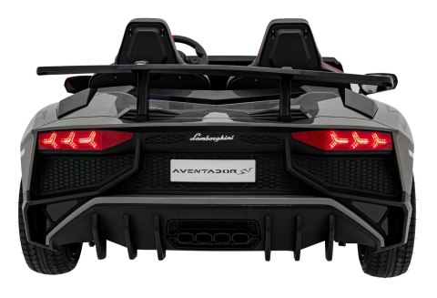 Auto Lamborghini Aventador SV na akumulator dla 2 dzieci Szary + Pilot 2,4 GHz + Pianka EVA + Audio LED Auto Lamborghini Aventador SV na akumulator dla 2 dzieci Szary + Pilot 2,4 GHz + Pianka EVA + Audio LED