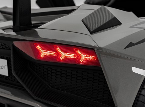 Auto Lamborghini Aventador SV na akumulator dla 2 dzieci Szary + Pilot 2,4 GHz + Pianka EVA + Audio LED Auto Lamborghini Aventador SV na akumulator dla 2 dzieci Szary + Pilot 2,4 GHz + Pianka EVA + Audio LED