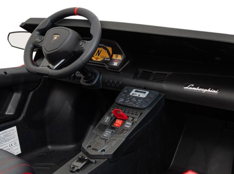 Auto Lamborghini Aventador SV na akumulator dla 2 dzieci Szary + Pilot 2,4 GHz + Pianka EVA + Audio LED Auto Lamborghini Aventador SV na akumulator dla 2 dzieci Szary + Pilot 2,4 GHz + Pianka EVA + Audio LED
