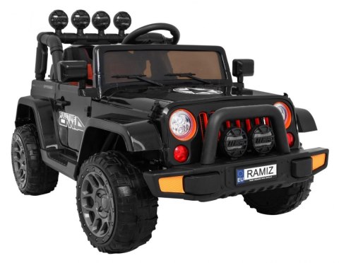 Auto Terenowe Full Time 4WD dla dzieci Czarny + Napęd 4x4 + Pilot + Audio LED + Schowek Auto Terenowe Full Time 4WD dla dzieci Czarny + Napęd 4x4 + Pilot + Audio LED + Schowek