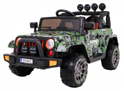 Auto Terenowe Full Time 4WD dla dzieci Lakier Moro + Napęd 4x4 + Pilot + Audio LED + Schowek Auto Terenowe Full Time 4WD dla dzieci Lakier Moro + Napęd 4x4 + Pilot + Audio LED + Schowek