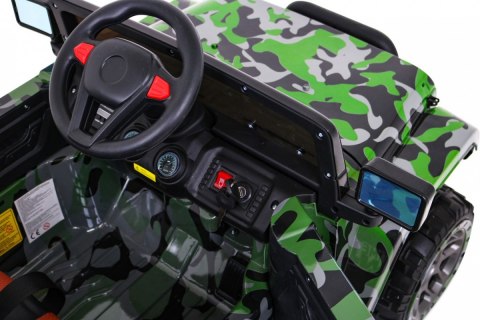Auto Terenowe Full Time 4WD dla dzieci Lakier Moro + Napęd 4x4 + Pilot + Audio LED + Schowek Auto Terenowe Full Time 4WD dla dzieci Lakier Moro + Napęd 4x4 + Pilot + Audio LED + Schowek