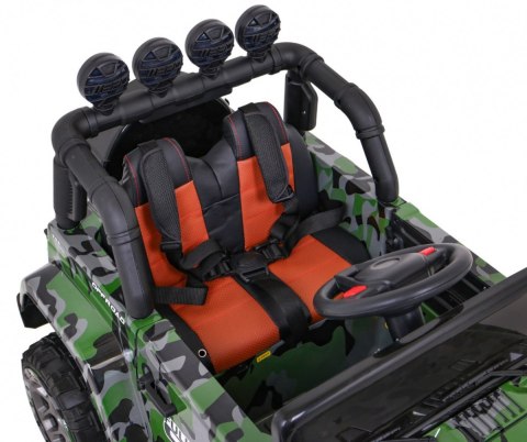 Auto Terenowe Full Time 4WD dla dzieci Lakier Moro + Napęd 4x4 + Pilot + Audio LED + Schowek Auto Terenowe Full Time 4WD dla dzieci Lakier Moro + Napęd 4x4 + Pilot + Audio LED + Schowek