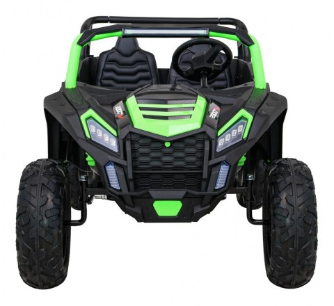 Buggy ATV Strong Racing dla 2 dzieci Zielony + Silnik bezszczotkowy + Pompowane koła + Audio LED Buggy ATV Strong Racing dla 2 dzieci Zielony + Silnik bezszczotkowy + Pompowane koła + Audio LED